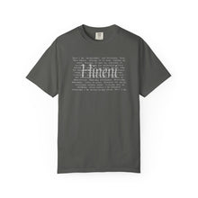 Load image into Gallery viewer, Hineni Here I am Paragraph with Subtle Back Script
