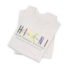 Load image into Gallery viewer, Bella Soft Tee with Colorful Hineni Logo - light colors
