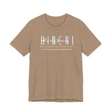 Load image into Gallery viewer, Belle soft Fall colors multi Hineni logo T-Shirt
