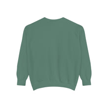 Load image into Gallery viewer, Hineni Awakening Retreat Garment-Dyed Sweatshirt design front only
