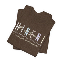 Load image into Gallery viewer, Bella Soft Hineni Colorful logo in dark color Short Sleeve Tees
