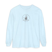 Load image into Gallery viewer, HINENI Presence 'Here I Am' Long Sleeve T‑Shirt
