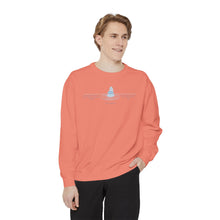 Load image into Gallery viewer, Equanimity Quote on Calm Waters Crewneck
