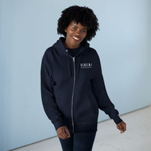 Load image into Gallery viewer, Hineni Logo with Lived Love back - Women's Zip Hoodie
