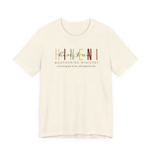 Load image into Gallery viewer, Belle soft Fall colors multi Hineni logo T-Shirt
