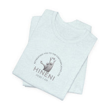 Load image into Gallery viewer, Bella soft Tee- Hineni -Here I am  Short Sleeve T‑Shirt
