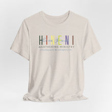 Load image into Gallery viewer, Bella Soft Tee with Colorful Hineni Logo - light colors
