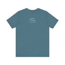 Load image into Gallery viewer, Debbies - Meister Eckhart quote with Wildflowers dark heathered Tee
