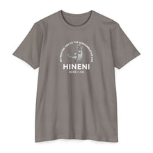 Load image into Gallery viewer, Heathered Hineni Retreating You "Here I Am" T-Shirt
