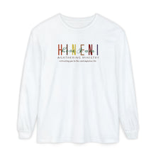 Load image into Gallery viewer, Fall Hineni Logo Comfort Colors Long Sleeve Tee
