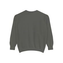Load image into Gallery viewer, Hineni Awakening Retreat Garment-Dyed Sweatshirt design front only
