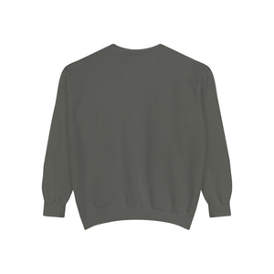 Hineni Awakening Retreat Garment-Dyed Sweatshirt design front only