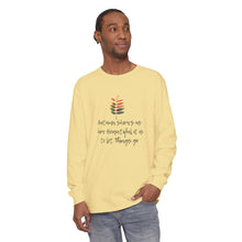 Load image into Gallery viewer, Autumn-Inspires us to let go Long Sleeve tshirt
