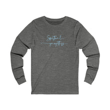 Load image into Gallery viewer, Spiritual Gangster on long sleeve heather tshirts
