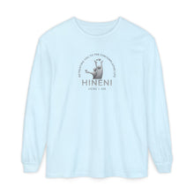 Load image into Gallery viewer, HINENI Presence 'Here I Am' Long Sleeve T‑Shirt
