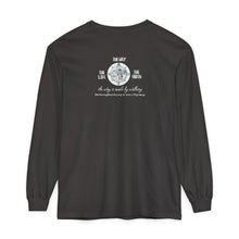 Load image into Gallery viewer, Comfort Colors Pilgrim Long Sleeve Tee  with back logo
