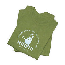 Load image into Gallery viewer, Belle Soft Heather Retreating you Hineni shirt with back
