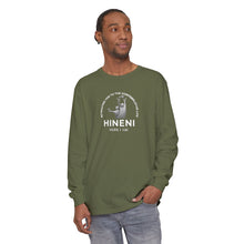 Load image into Gallery viewer, HINENI Presence 'Here I Am' Long Sleeve T‑Shirt
