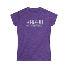 Load image into Gallery viewer, Hineni Logo- Retreating you to the Contemplative Life Women's Tee
