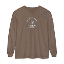 Load image into Gallery viewer, HINENI Presence 'Here I Am' Long Sleeve T‑Shirt

