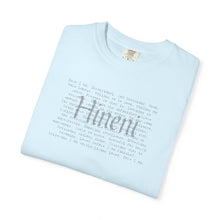 Load image into Gallery viewer, Hineni Here I am Paragraph with Subtle Back Script
