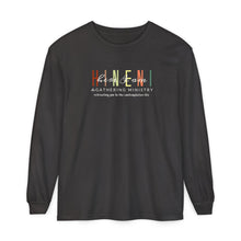 Load image into Gallery viewer, Fall Hineni Logo Comfort Colors Long Sleeve Tee
