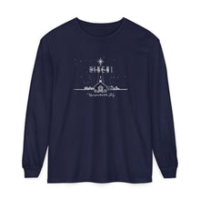 Load image into Gallery viewer, Comfort Colors Long Sleeve T-Shirt — Hineni Christmas Design
