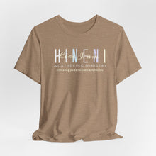 Load image into Gallery viewer, Belle soft Fall colors multi Hineni logo T-Shirt
