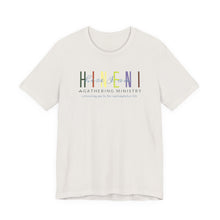 Load image into Gallery viewer, Bella Soft Tee with Colorful Hineni Logo - light colors
