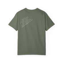 Load image into Gallery viewer, Comfort Colors Tshirt Retreating You  Hineni Logo with back Hey You
