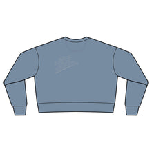 Load image into Gallery viewer, Women's Garment-Dyed Mid-Length Crewneck Sweatshirt
