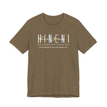 Load image into Gallery viewer, Bella Soft Hineni Colorful logo in dark color Short Sleeve Tees
