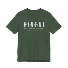 Load image into Gallery viewer, Bella Soft Hineni Colorful logo in dark color Short Sleeve Tees

