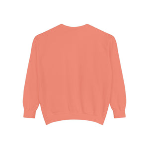 Hineni Awakening Retreat Garment-Dyed Sweatshirt design front only