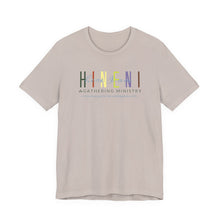 Load image into Gallery viewer, Bella Soft Tee with Colorful Hineni Logo - light colors
