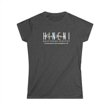 Load image into Gallery viewer, Hineni Logo- Retreating you to the Contemplative Life Women's Tee
