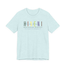 Load image into Gallery viewer, Bella Soft Tee with Colorful Hineni Logo - light colors
