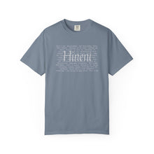 Load image into Gallery viewer, Hineni Here I am Paragraph with Subtle Back Script
