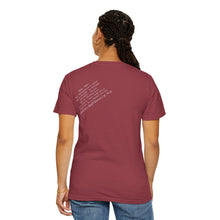 Load image into Gallery viewer, Comfort Colors Tshirt Retreating You  Hineni Logo with back Hey You
