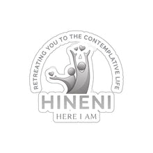 Load image into Gallery viewer, Hineni "Here I Am" Die-Cut Sticker
