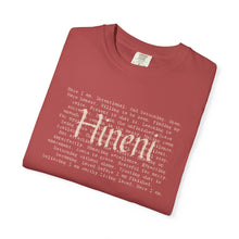 Load image into Gallery viewer, Vivid Hineni Here I Am Paragraph with Jesus Mercy on back
