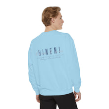 Load image into Gallery viewer, Hineni Awakening Retreat Garment-Dyed Sweatshirt design front only
