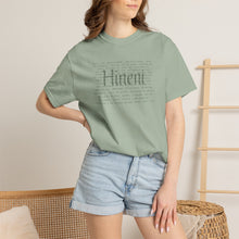 Load image into Gallery viewer, Hineni Here I am Paragraph with Subtle Back Script
