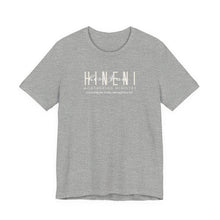 Load image into Gallery viewer, Bella soft - Hineni Logo on natural colors - heathered with back
