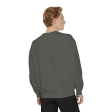 Load image into Gallery viewer, Hineni Awakening Retreat Garment-Dyed Sweatshirt design front only
