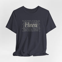Load image into Gallery viewer, Bella soft- heathered colors - Hineni paragraph logo- with back
