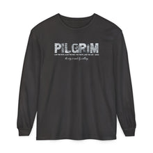 Load image into Gallery viewer, Comfort Colors Pilgrim Long Sleeve Tee  with back logo
