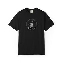 Load image into Gallery viewer, Comfort Colors Tshirt Retreating You  Hineni Logo with back Hey You
