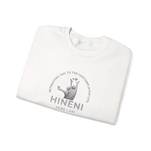 Load image into Gallery viewer, Hineni Retreating You QR Sweatshirt – 'Here I Am'
