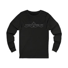 Load image into Gallery viewer, Hineni Here I am Breathe In &amp; Out Long Sleeve Tee

